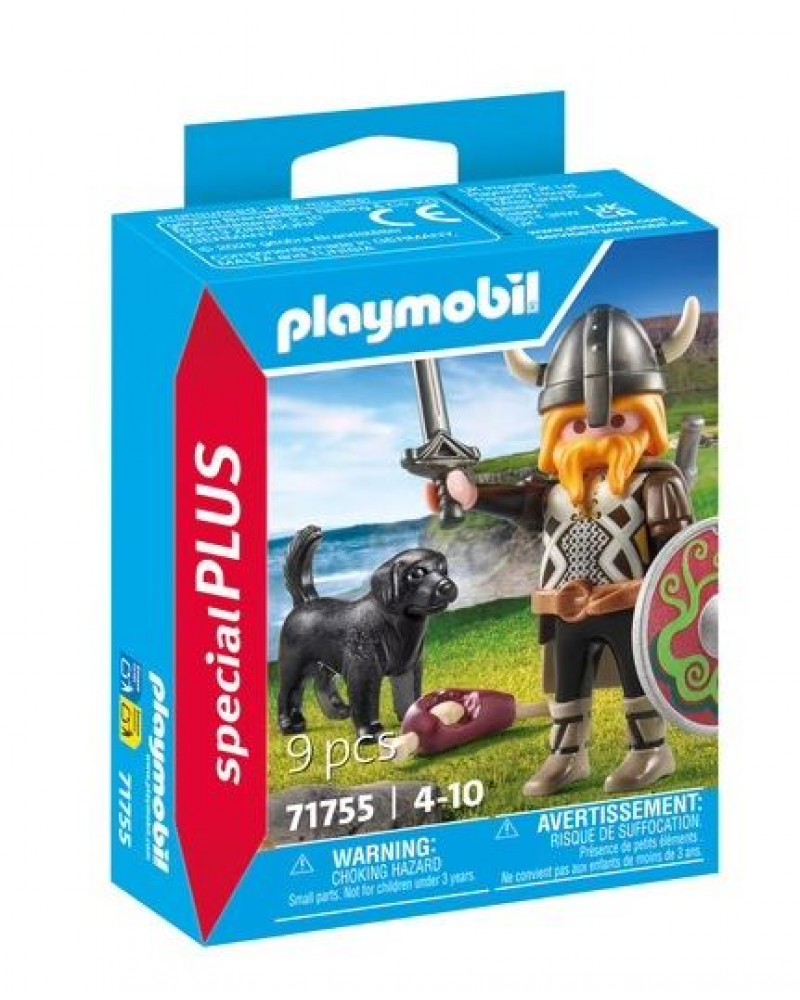 PLAYMOBIL ΒΙΚΙΝΓΚ ΜΕ ΣΚΥΛΟ (71755)