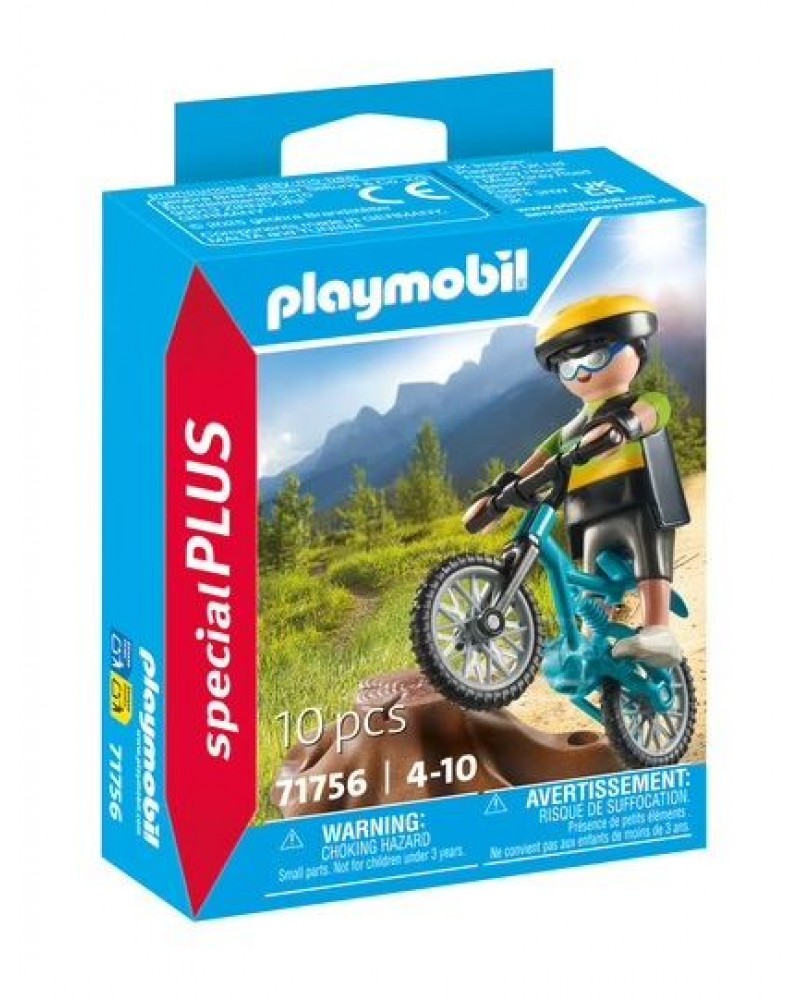 PLAYMOBIL ΠΟΔΗΛΑΤΗΣ ΜΕ MOUNTAIN BIKE (71756)