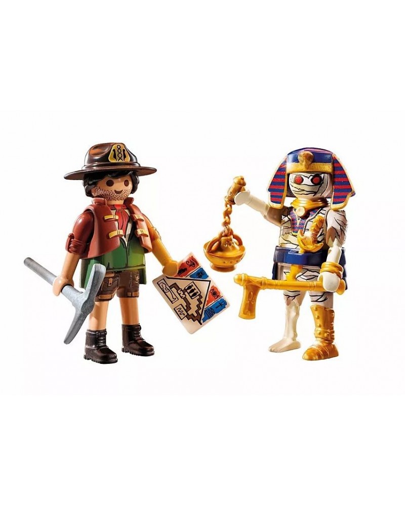 PLAYMOBIL DUOPACK ΚΥΝΗΓΟΣ ΘΗΣΑΥΡΟΥ ΚΑΙ ΜΟΥΜΙΑ (71796)