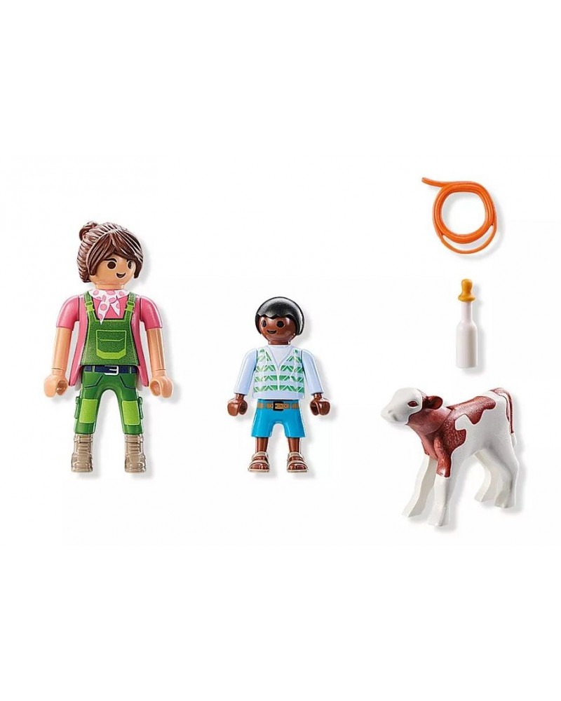 PLAYMOBIL DUOPACK ΑΓΡΟΤΙΣΣΑ & ΠΑΙΔΑΚΙ ΜΕ ΜΟΣΧΑΡΑΚΙ (71803)