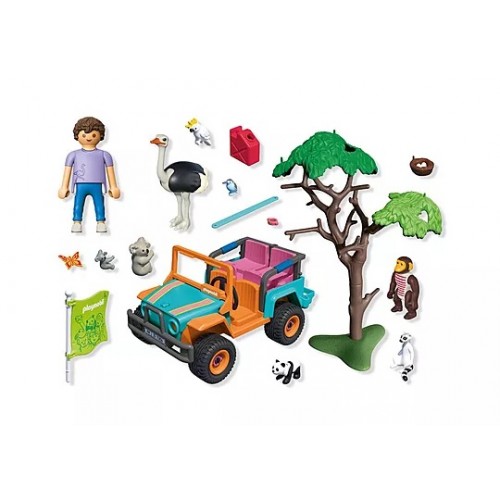 PLAYMOBIL ANIMALS & FRIENDS ΌΧΗΜΑ 4X4 (71854)