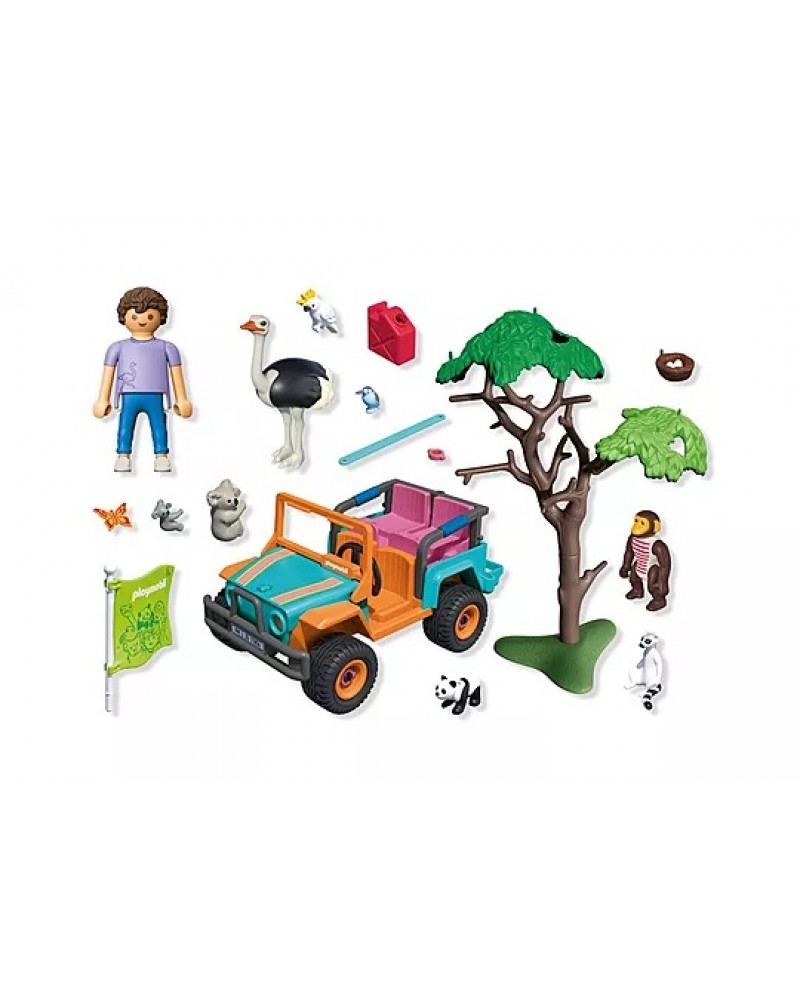 PLAYMOBIL ANIMALS & FRIENDS ΌΧΗΜΑ 4X4 (71854)