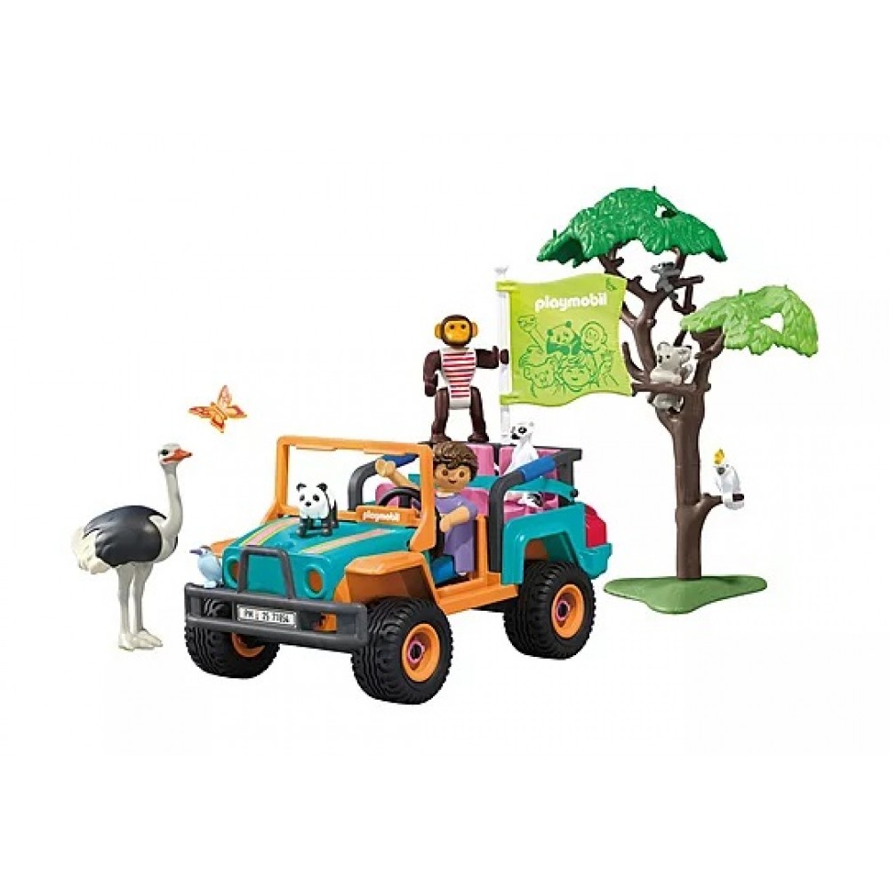 PLAYMOBIL ANIMALS & FRIENDS ΌΧΗΜΑ 4X4 (71854)