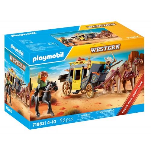 PLAYMOBIL WESTERN ΑΜΑΞΑ ΑΓΡΙΑΣ ΔΥΣΗΣ (71862)