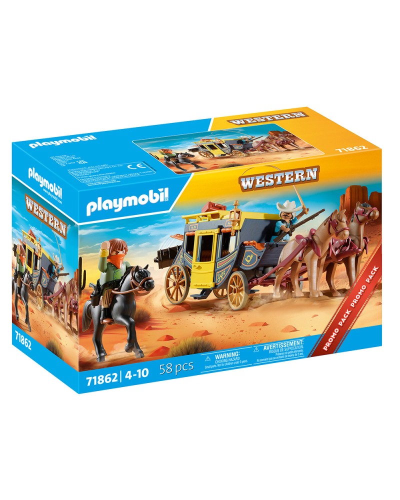 PLAYMOBIL WESTERN ΑΜΑΞΑ ΑΓΡΙΑΣ ΔΥΣΗΣ (71862)
