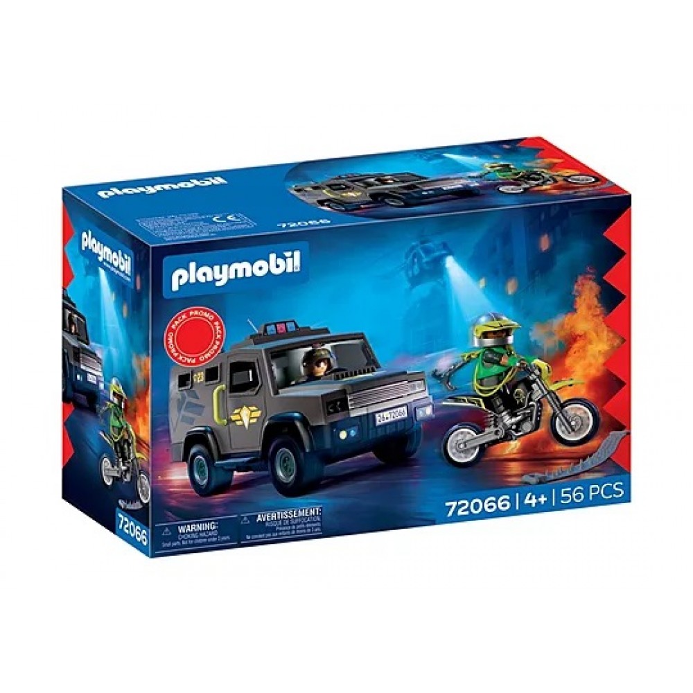 PLAYMOBIL ΟΧΗΜΑ ΟΜΑΔΑΣ ΕΙΔΙΚΩΝ ΑΠΟΣΤΟΛΩΝ (72066)