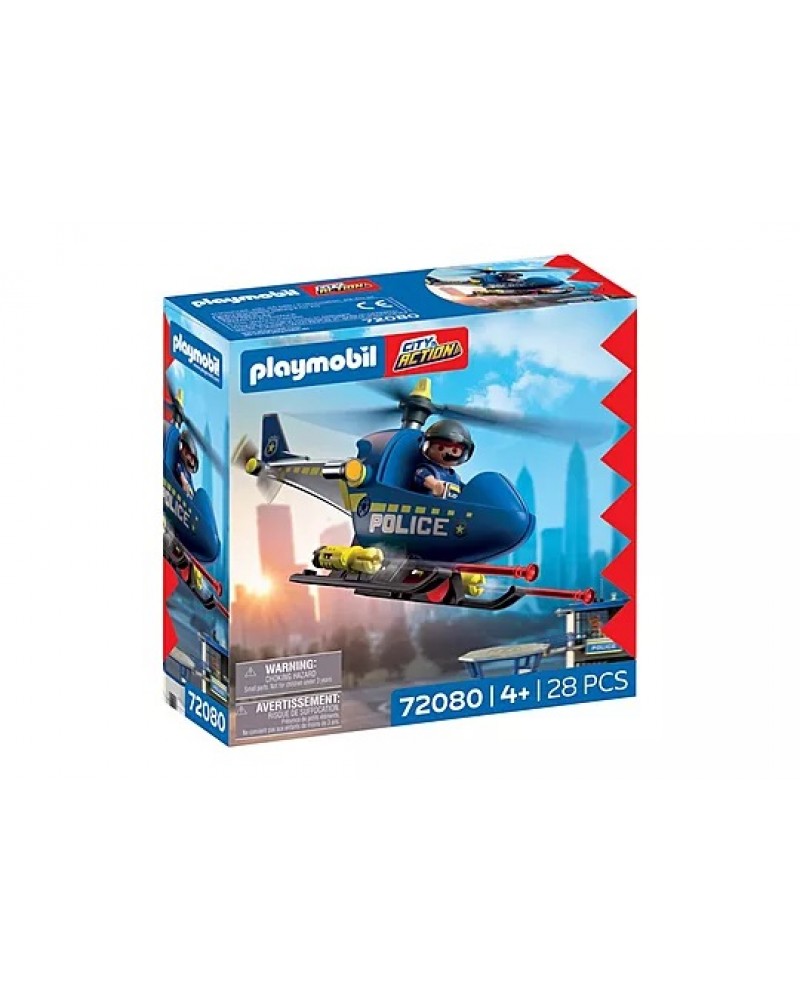 PLAYMOBIL CITY ACTION ΑΣΤΥΝΟΜΙΚΟ ΕΛΙΚΟΠΤΕΡΟ (72080)