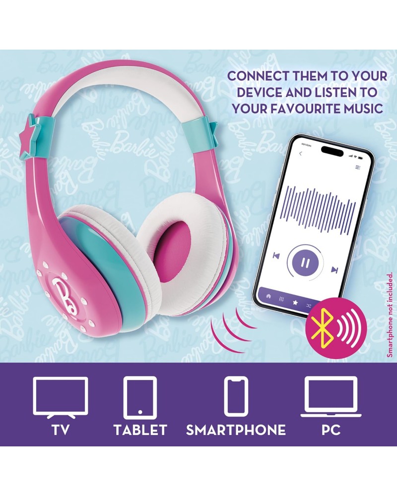 BARBIE FASHION BLUETOOTH HEADPHONES (104451)