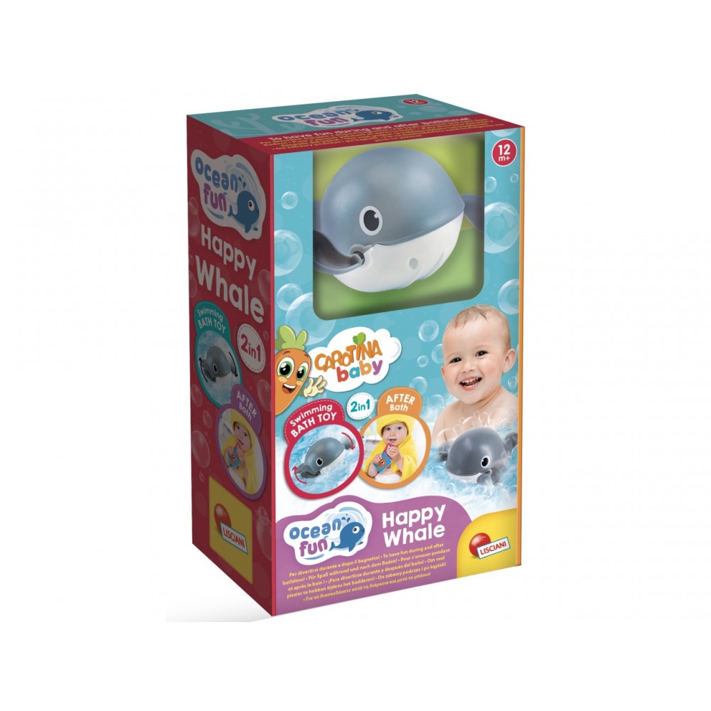 CAROTINA BABY OCEAN FUN BATH TOYS HAPPY WHALE (105359-A)