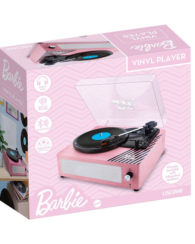 LISCIANI ΠΙΚΑΠ ΒΙΝΥΛΙΟΥ 3 ΤΑΧΥΤΗΤΩΝ ΜΕ BLUETOOTH BARBIE (25.113637)