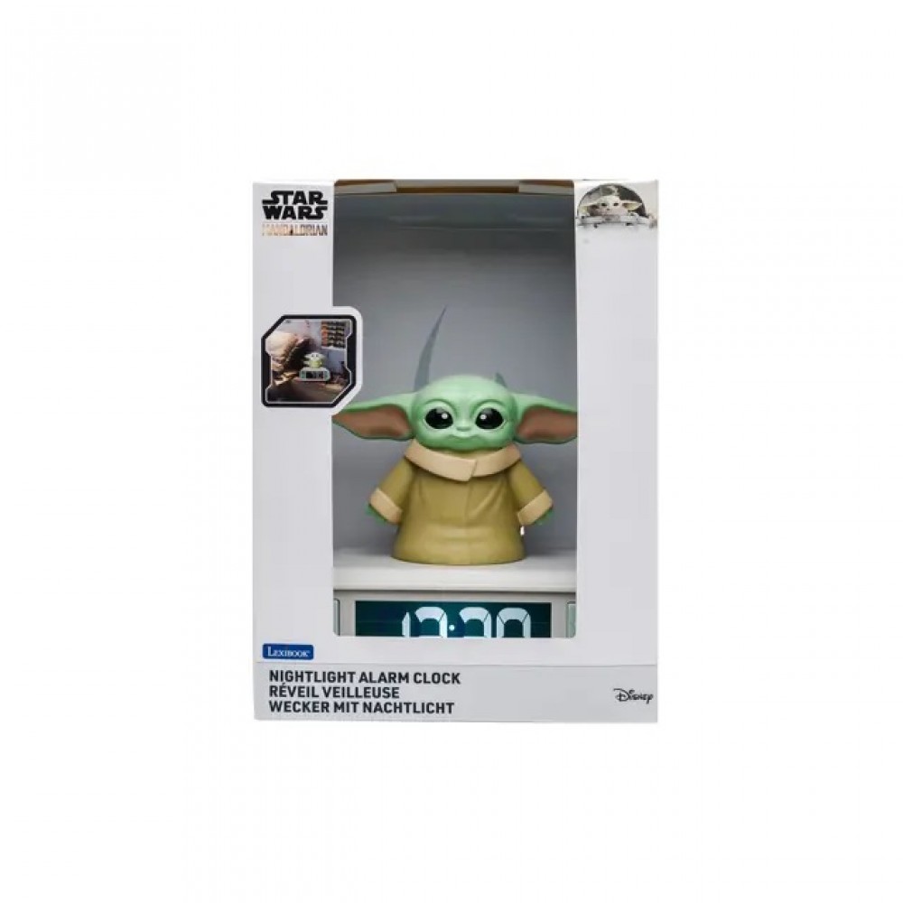 LEXIBOOK DISNEY STAR WARS ΨΗΦΙΑΚΟ ΞΥΠΝΗΤΗΡΙ GROGU ΜΕ 3D ΦΩΤΙΣΤΙΚΗ ΦΙΓΟΥΡΑ ΝΥΚΤΟΣ ΚΑΙ ΗΧΗΤΙΚΑ ΕΦΕ (25.RL800SW)