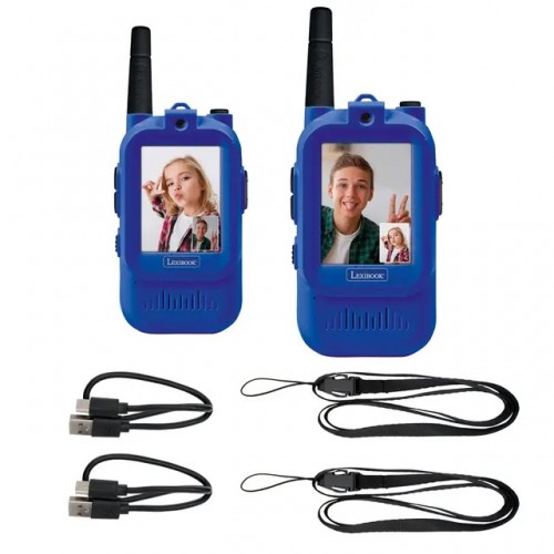 LEXIBOOK WALKIE TALKIE ΕΠΑΝΑΦΟΡΤΙΖΟΜΕΝΟΣ ΒΙΝΤΕΟ ΠΟΜΠΟΔΕΚΤΗΣ ΜΕ ΕΓΧΡΩΜΗ ΟΘΟΝΗ ΚΑΙ ΕΜΒΕΛΕΙΑ 500 ΜΕΤΡΩΝ (25.TWV10)