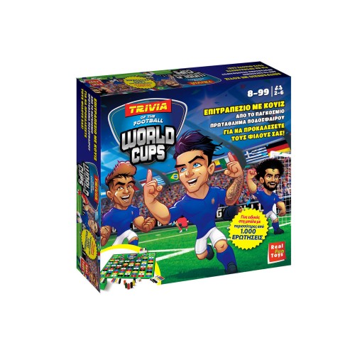 ΕΠΙΤΡΑΠΕΖΙΟ ΠΑΙΧΝΙΔΙ ΓΝΩΣΕΩΝ TRIVIA OF THE FOOTBALL WORLD CUPS(4120)