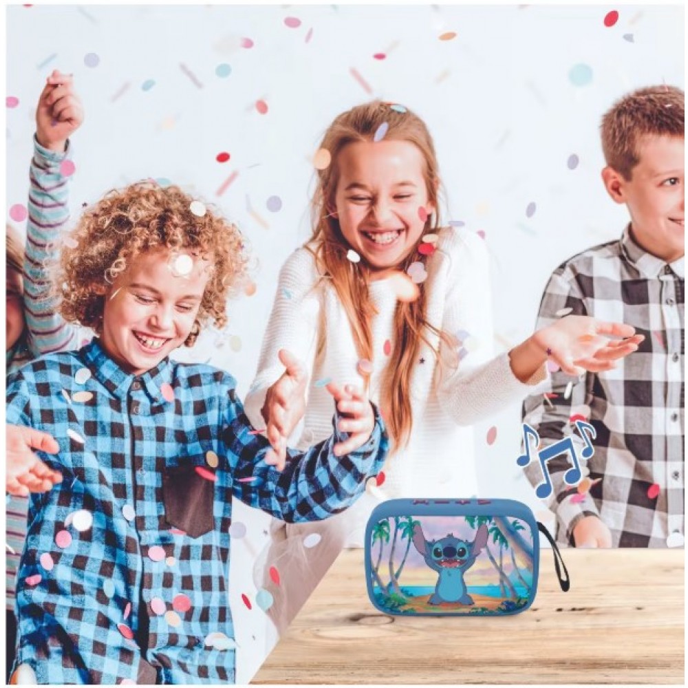 LEXIBOOK STITCH BLUETOOTH PORTABLE SPEAKER WITH FABRIC FINISH (BT018D)