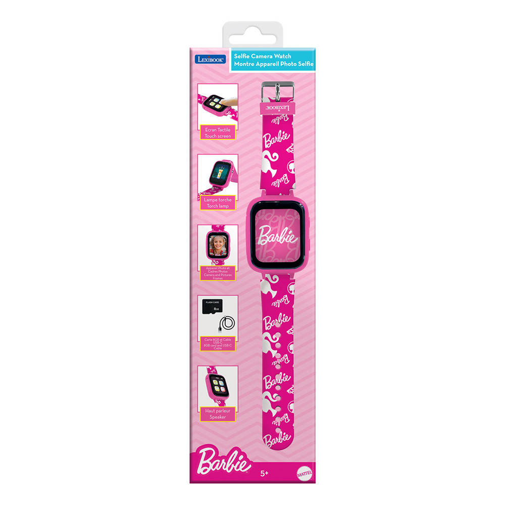 LEXIBOOK BARBIE ΨΗΦΙΑΚΗ ΚΑΜΕΡΑ-ΡΟΛΟΪ ΜΕ 8GB ΚΑΡΤΑ ΜΝΗΜΗΣ (DMW070BB)