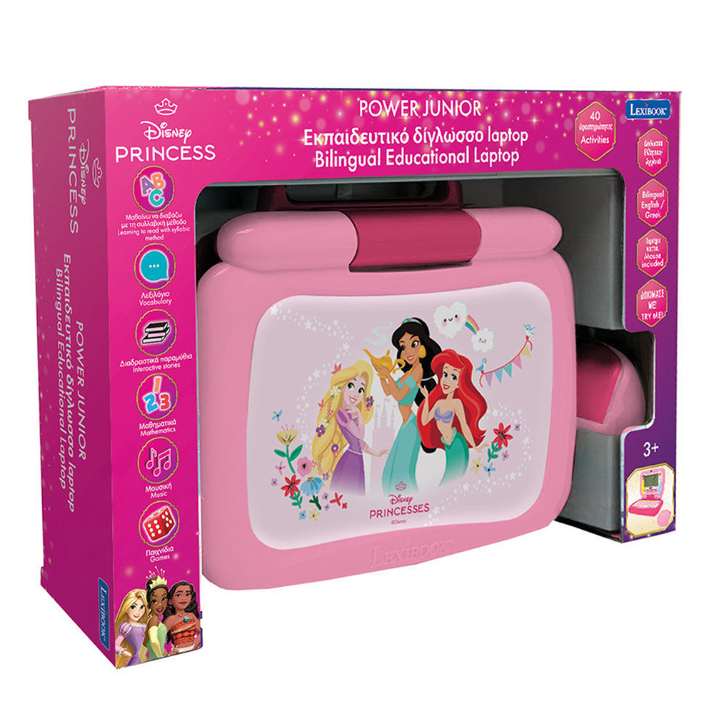 LEXIBOOK ΕΚΠΑΙΔΕΥΤΙΚΟ ΔΙΓΛΩΣΣΟ LAPTOP POWER JUNIOR PRINCESS (JC398DPI8)