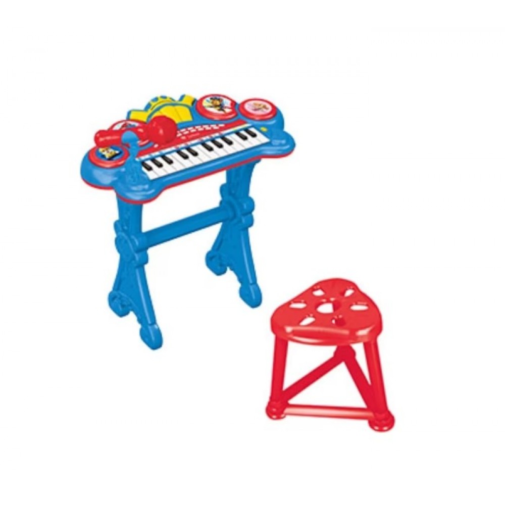 LEXIBOOK PAW PATROL ΗΛΕΚΤΡΟΝΙΚΟ ΠΛΗΚΤΡΟΛΟΓΙΟ ΜΕ ΚΑΡΕΚΛΑΚΙ ΚΑΙ ΜΙΚΡΟΦΩΝΟ (K707PA)