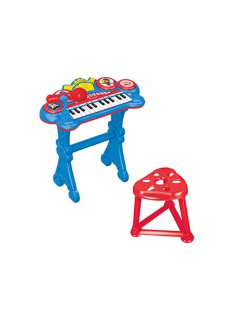 LEXIBOOK PAW PATROL ΗΛΕΚΤΡΟΝΙΚΟ ΠΛΗΚΤΡΟΛΟΓΙΟ ΜΕ ΚΑΡΕΚΛΑΚΙ ΚΑΙ ΜΙΚΡΟΦΩΝΟ (K707PA)