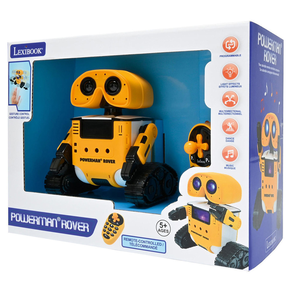 LEXIBOOK ΠΟΛΥΛΕΙΤΟΥΡΓΙΚΟ ΡΟΜΠΟΤ POWERMAN ROVER ΜΕ ΗΧΟ & ΦΩΣ (ROB14)