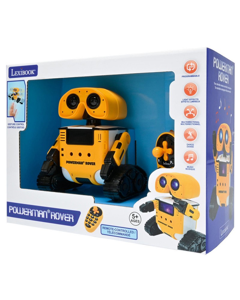 LEXIBOOK ΠΟΛΥΛΕΙΤΟΥΡΓΙΚΟ ΡΟΜΠΟΤ POWERMAN ROVER ΜΕ ΗΧΟ & ΦΩΣ (ROB14)
