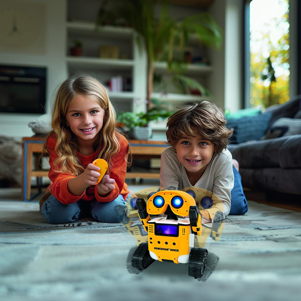 LEXIBOOK ΠΟΛΥΛΕΙΤΟΥΡΓΙΚΟ ΡΟΜΠΟΤ POWERMAN ROVER ΜΕ ΗΧΟ & ΦΩΣ (ROB14)