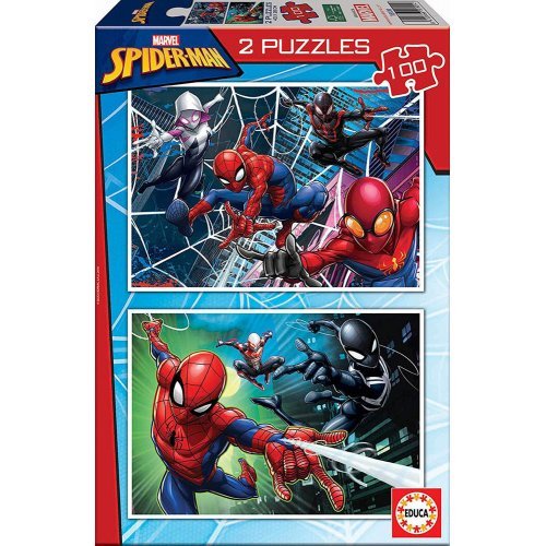 EDUCA ΠΑΖΛ 2Χ100 SPIDERMAN (18101)