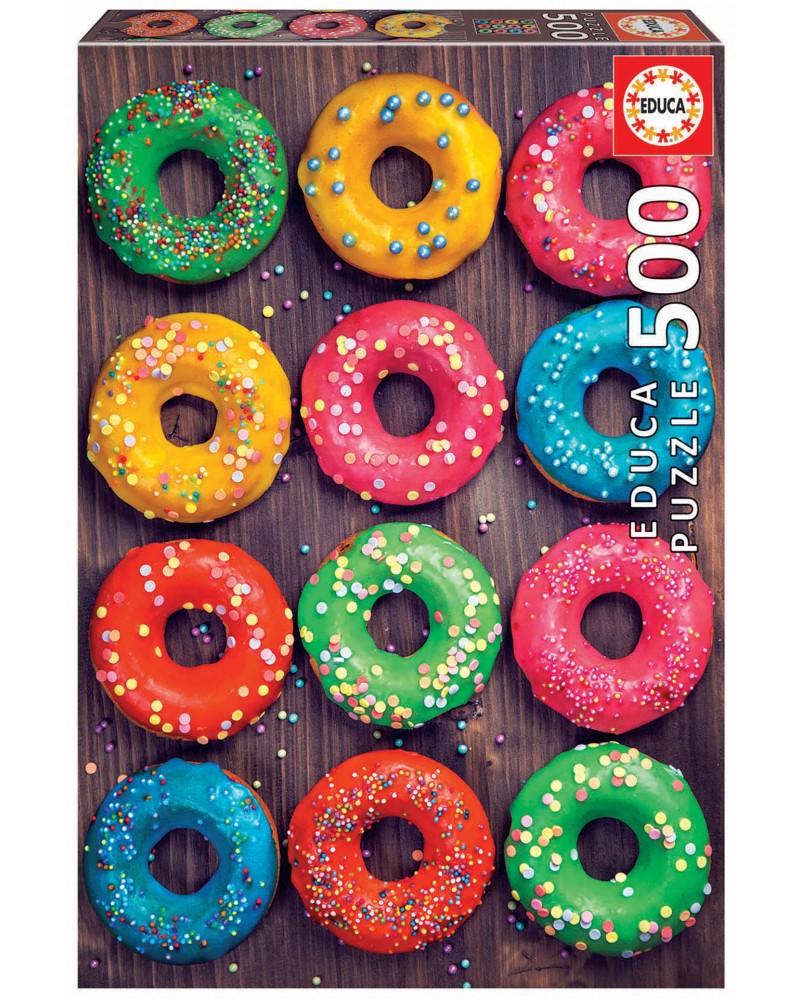 EDUCA ΠΑΖΛ 500TMX COLOURFUL DONUTS (19005)