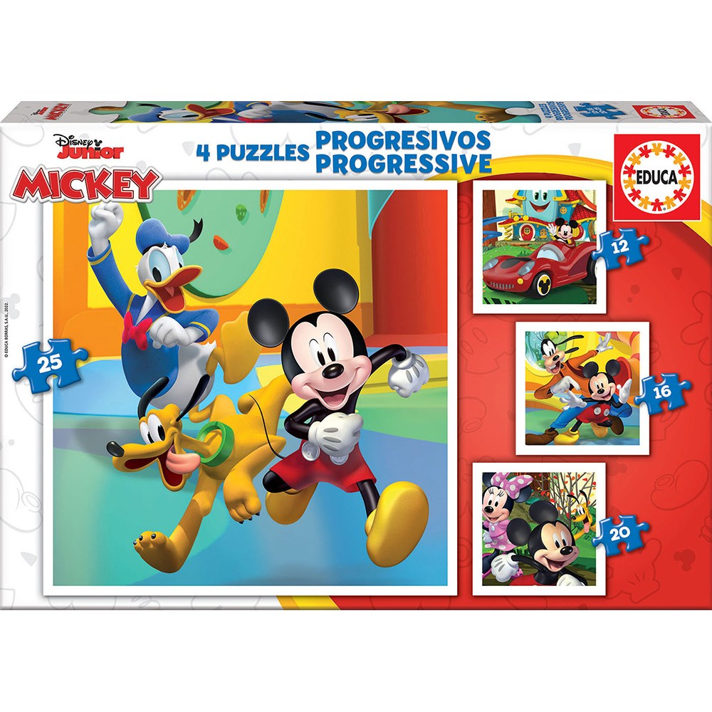 EDUCA ΠΑΖΛ 12/16/20/25 ΤΕΜ. MICKEY & FRIENDS (19294)