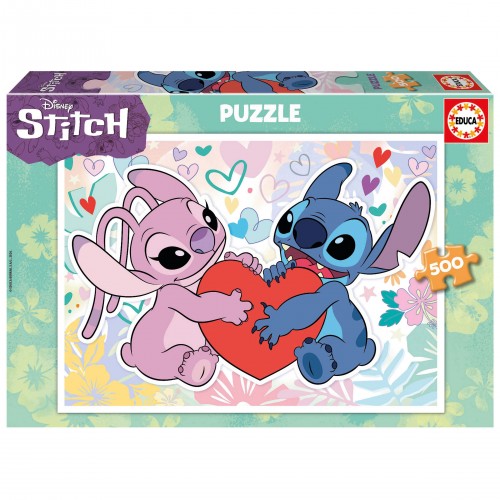 EDUCA ΠΑΖΛ 500 Τεμ. STITCH & ANGEL (19911)