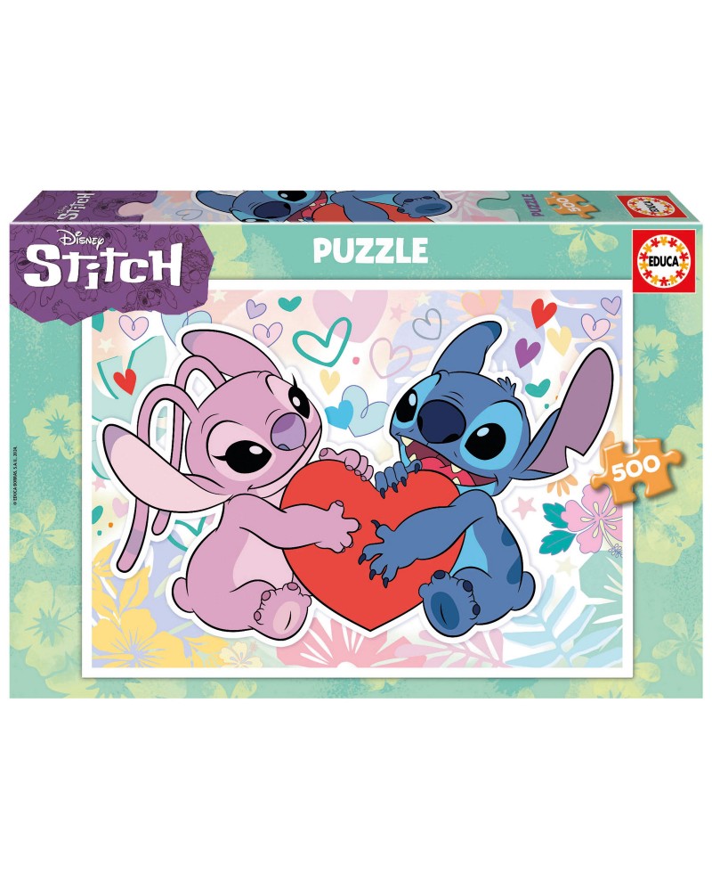 EDUCA ΠΑΖΛ 500 Τεμ. STITCH & ANGEL (19911)