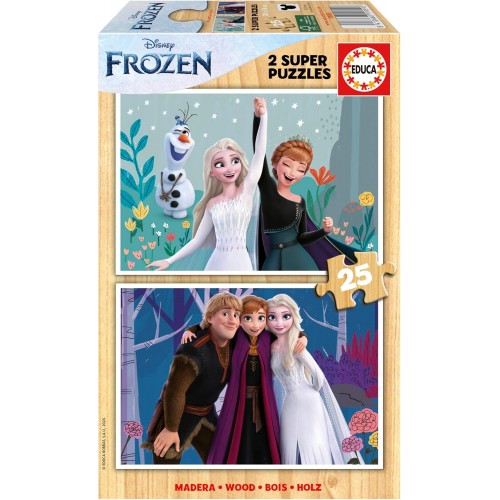 EDUCA ΠΑΖΛ 2X25 ΤΕΜ. FROZEN ΞΥΛΙΝΟ (19959)
