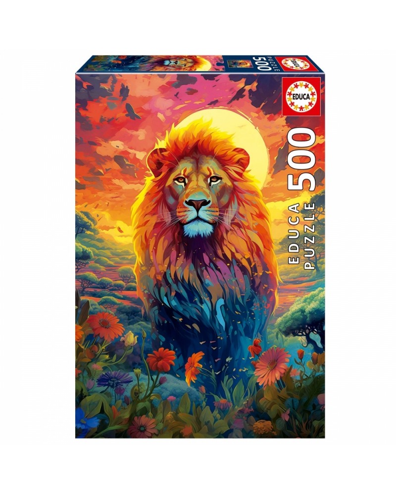 EDUCA ΠΑΖΛ  500 ΤΕΜ. MAJESTIC LOOK OF LION (20261)