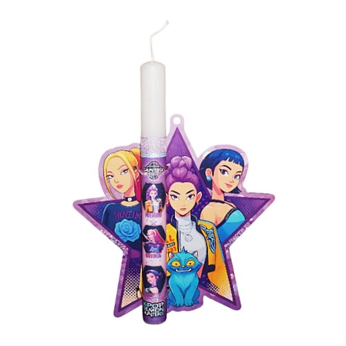 ΛΑΜΠΑΔΑ ΜΕ ΚΑΔΡΑΚΙ ΞΥΛΙΝΟ POP ΑΣΤΕΡΙ (26-1063)