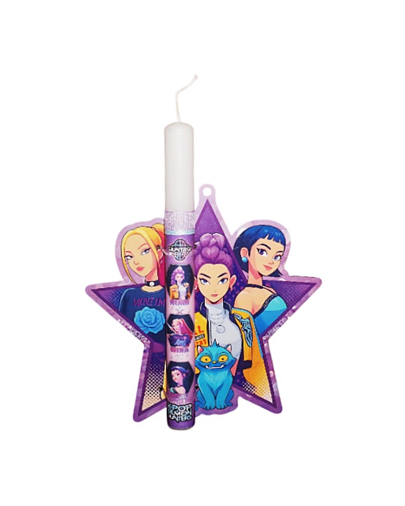 ΛΑΜΠΑΔΑ ΜΕ ΚΑΔΡΑΚΙ ΞΥΛΙΝΟ POP ΑΣΤΕΡΙ (26-1063)