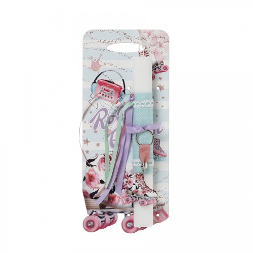 ΛΑΜΠΑΔΑ ΜΕ ΠΛΑΤΗ ROLLER QUEEN - ΔΩΡΟ ΤΟ ΚΟΥΤΙ (41-1158)