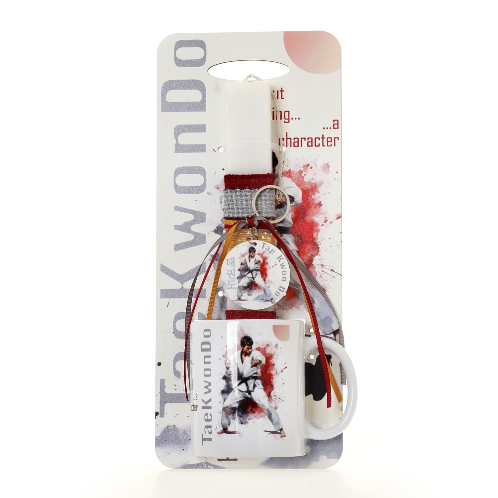 ΛΑΜΠΑΔΑ ΜΕ ΠΛΑΤΗ & ΚΟΥΠΑ TAE KWON DO - ΔΩΡΟ ΤΟ ΚΟΥΤΙ (41-1243Κ)