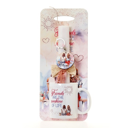 ΛΑΜΠΑΔΑ ΜΕ ΠΛΑΤΗ & ΚΟΥΠΑ ΦΙΛΙΑ ΚΟΡΙΤΣΙΑ - ΔΩΡΟ ΤΟ ΚΟΥΤΙ (41-1254Κ)