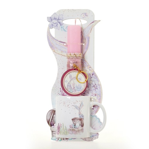 ΛΑΜΠΑΔΑ ΜΕ ΠΛΑΤΗ & ΚΟΥΠΑ ΓΟΡΓΟΝΟΟΥΡΑ - ΔΩΡΟ ΤΟ ΚΟΥΤΙ (41-1278Κ)