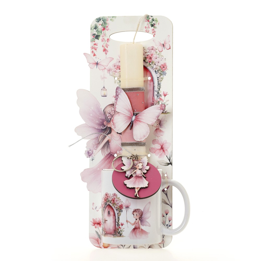 ΛΑΜΠΑΔΑ ΜΕ ΠΛΑΤΗ & ΚΟΥΠΑ ΝΕΡΑΙΔΑ ΛΟΥΛΟΥΔΕΝΙΟ ΣΠΙΤΙ - ΔΩΡΟ ΤΟ ΚΟΥΤΙ (41-1281Κ)