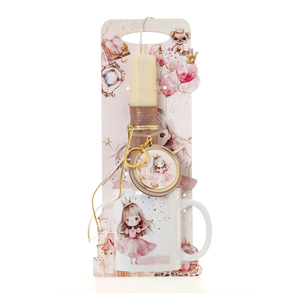 ΛΑΜΠΑΔΑ ΜΕ ΠΛΑΤΗ & ΚΟΥΠΑ ΠΡΙΓΚΙΠΙΣΣΑ ΚΑΣΤΡΟ - ΔΩΡΟ ΤΟ ΚΟΥΤΙ (41-1293Κ)