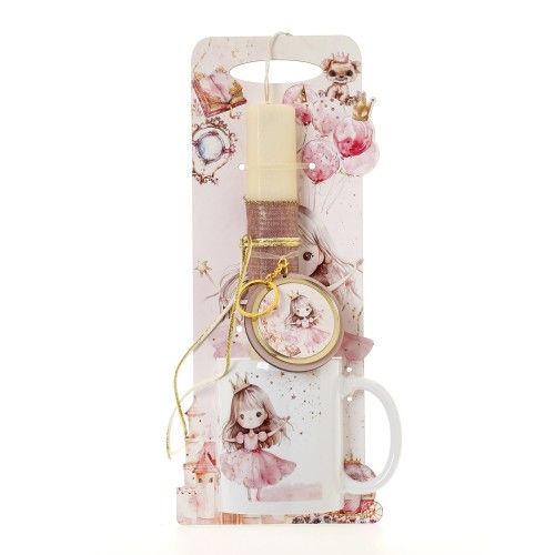 ΛΑΜΠΑΔΑ ΜΕ ΠΛΑΤΗ & ΚΟΥΠΑ ΠΡΙΓΚΙΠΙΣΣΑ ΚΑΣΤΡΟ - ΔΩΡΟ ΤΟ ΚΟΥΤΙ (41-1293Κ)