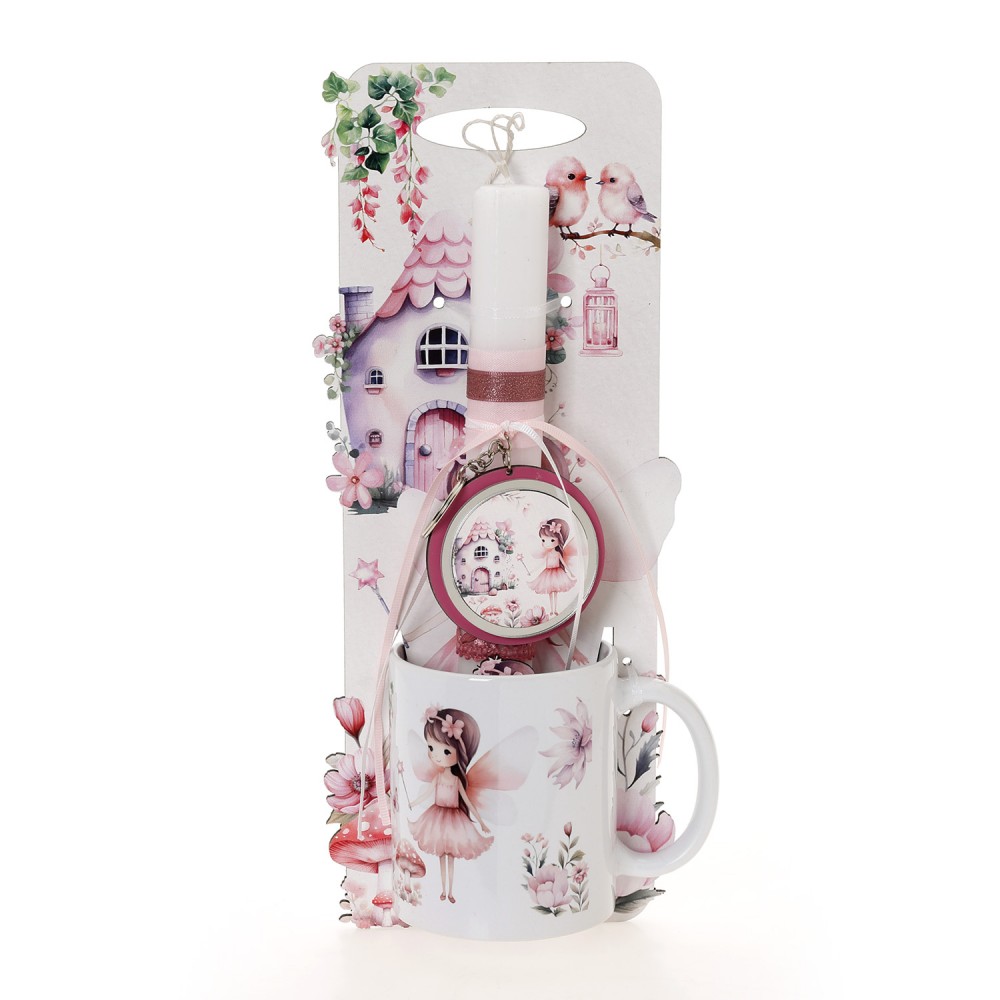 ΛΑΜΠΑΔΑ ΜΕ ΠΛΑΤΗ & ΚΟΥΠΑ ΝΕΡΑΙΔΑ ΜΕ ΣΠΙΤΙ Κ ΠΟΥΛΑΚΙΑ - ΔΩΡΟ ΤΟ ΚΟΥΤΙ (41-1316Κ)