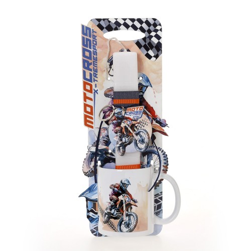 ΛΑΜΠΑΔΑ ΜΕ ΠΛΑΤΗ & ΚΟΥΠΑ MOTO CROSS X-TREME SPORT - ΔΩΡΟ ΤΟ ΚΟΥΤΙ (41-1326Κ)