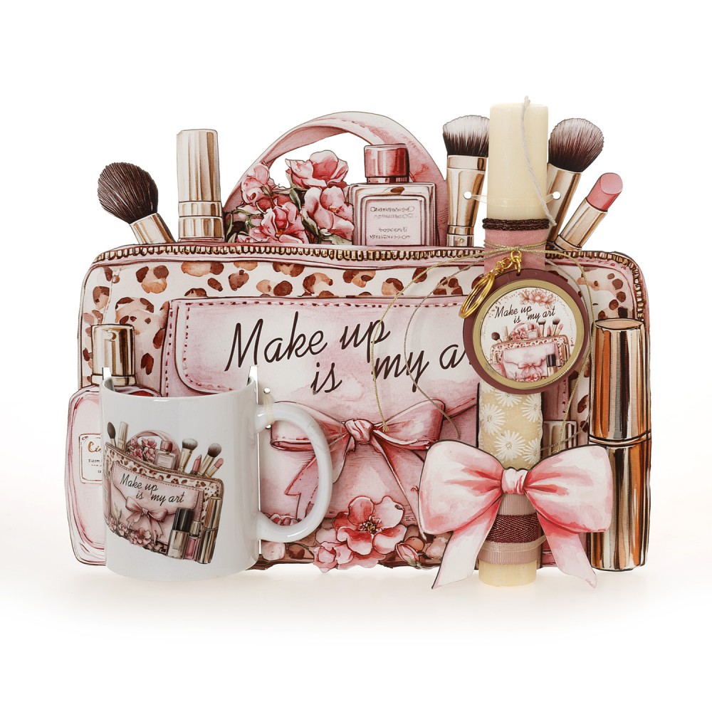 ΛΑΜΠΑΔΑ ΜΕ ΠΛΑΤΗ & ΚΟΥΠΑ MAKE UP ΚΟΠΤΙΚΟ - ΔΩΡΟ ΤΟ ΚΟΥΤΙ (41-1341Κ)