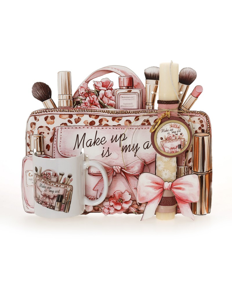 ΛΑΜΠΑΔΑ ΜΕ ΠΛΑΤΗ & ΚΟΥΠΑ MAKE UP ΚΟΠΤΙΚΟ - ΔΩΡΟ ΤΟ ΚΟΥΤΙ (41-1341Κ)