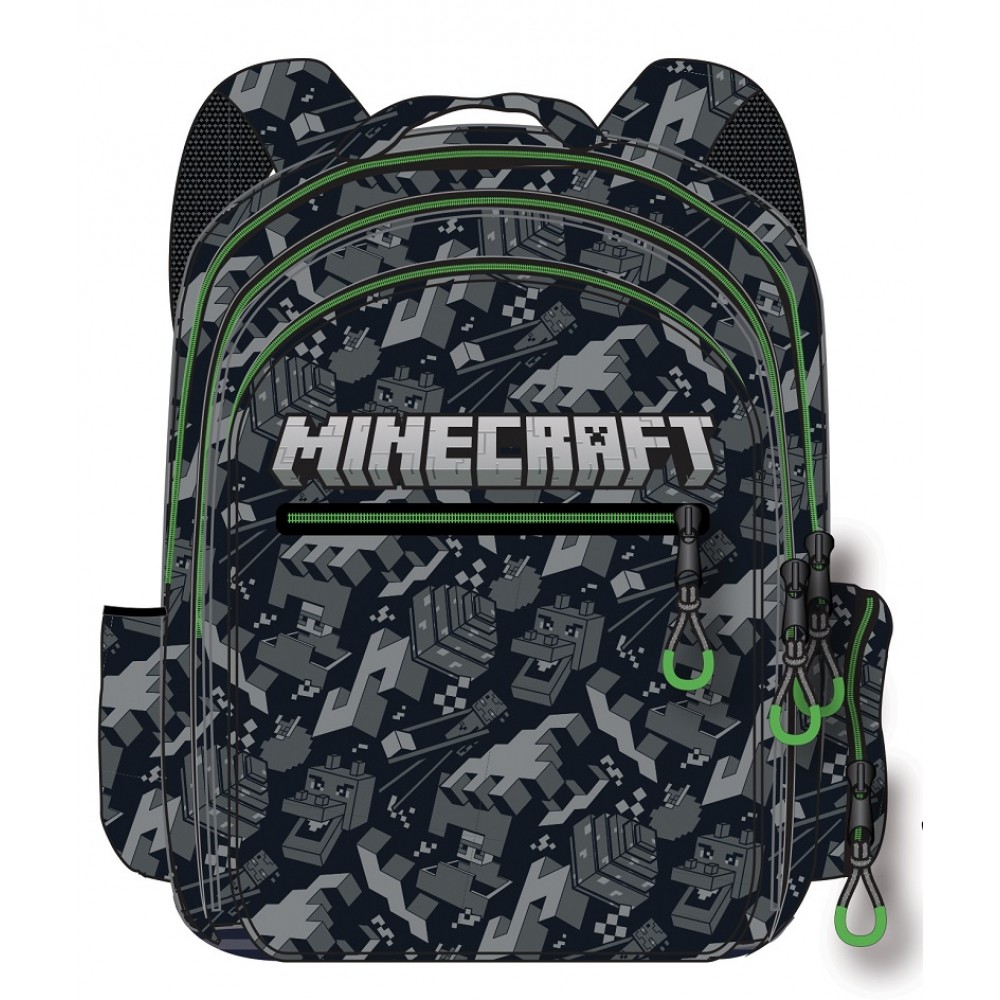 GIM ΣΑΚΙΔΙΟ ΔΗΜΟΤΙΚΟΥ ΟΒΑΛ MINECRAFT CAMO TERRA (316-02031)