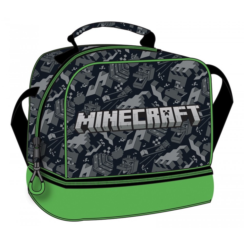 GIM ΤΣΑΝΤΑΚΙ ΦΑΓΗΤΟΥ OBΑΛ MINECRAFT CAMO TERRA (316-02220)