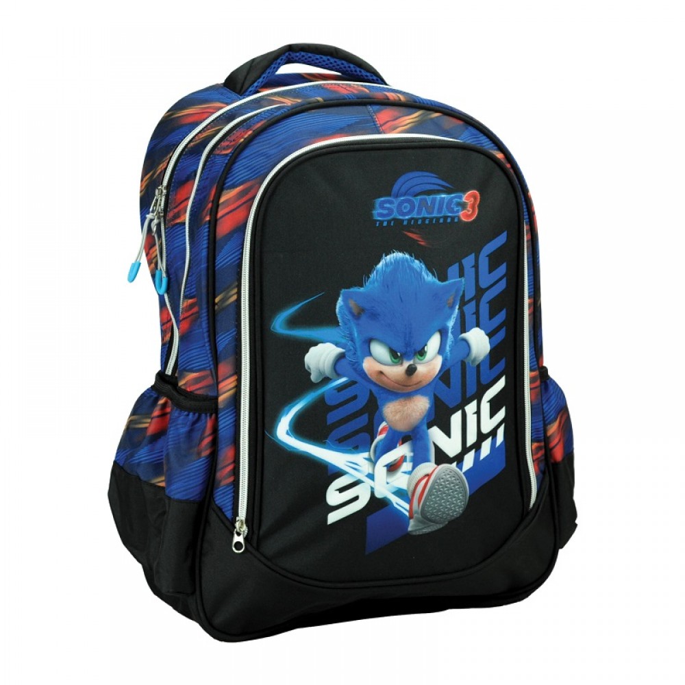 GIM ΣΑΚΙΔΙΟ ΔΗΜΟΤΙΚΟΥ ΟΒΑΛ SONIC 3 THE HEDGEHOG (334-86031)