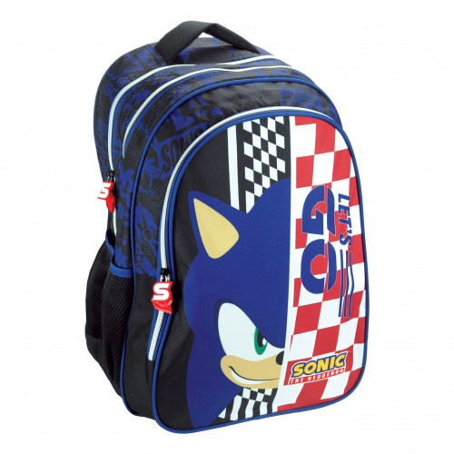 GIM ΣΑΚΙΔΙΟ ΣΧΟΛΙΚΟ ΟΒΑΛ SONIC CLASSIC (334-89031)