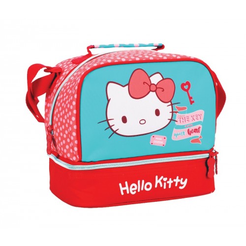 GIM ΤΣΑΝΤΑΚΙ ΦΑΓΗΤΟΥ OBΑΛ HELLO KITTY SWEETHEART (335-74220)